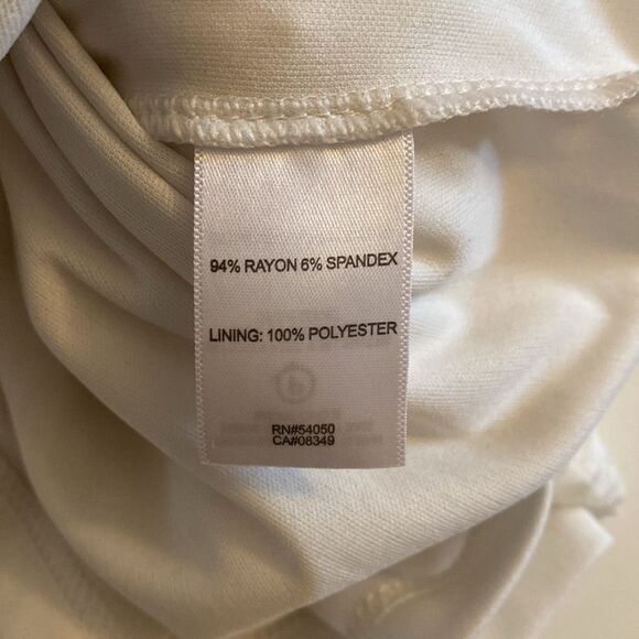 Robert Rodriguez White Sequin Stretch Bodycon Mini Dress Size Small - Picture 10 of 15